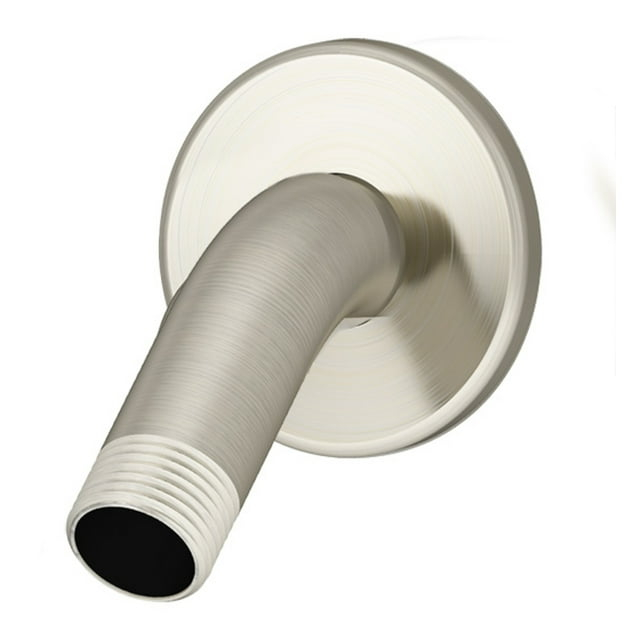 Elm Shower Arm with Flange in Satin Nickel