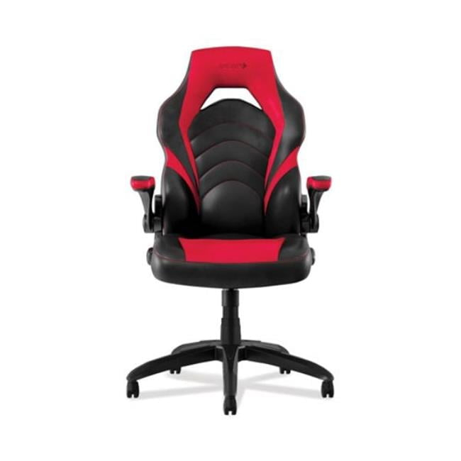 Emerge Vortex Bonded Leather Gaming Chair, Black & Red