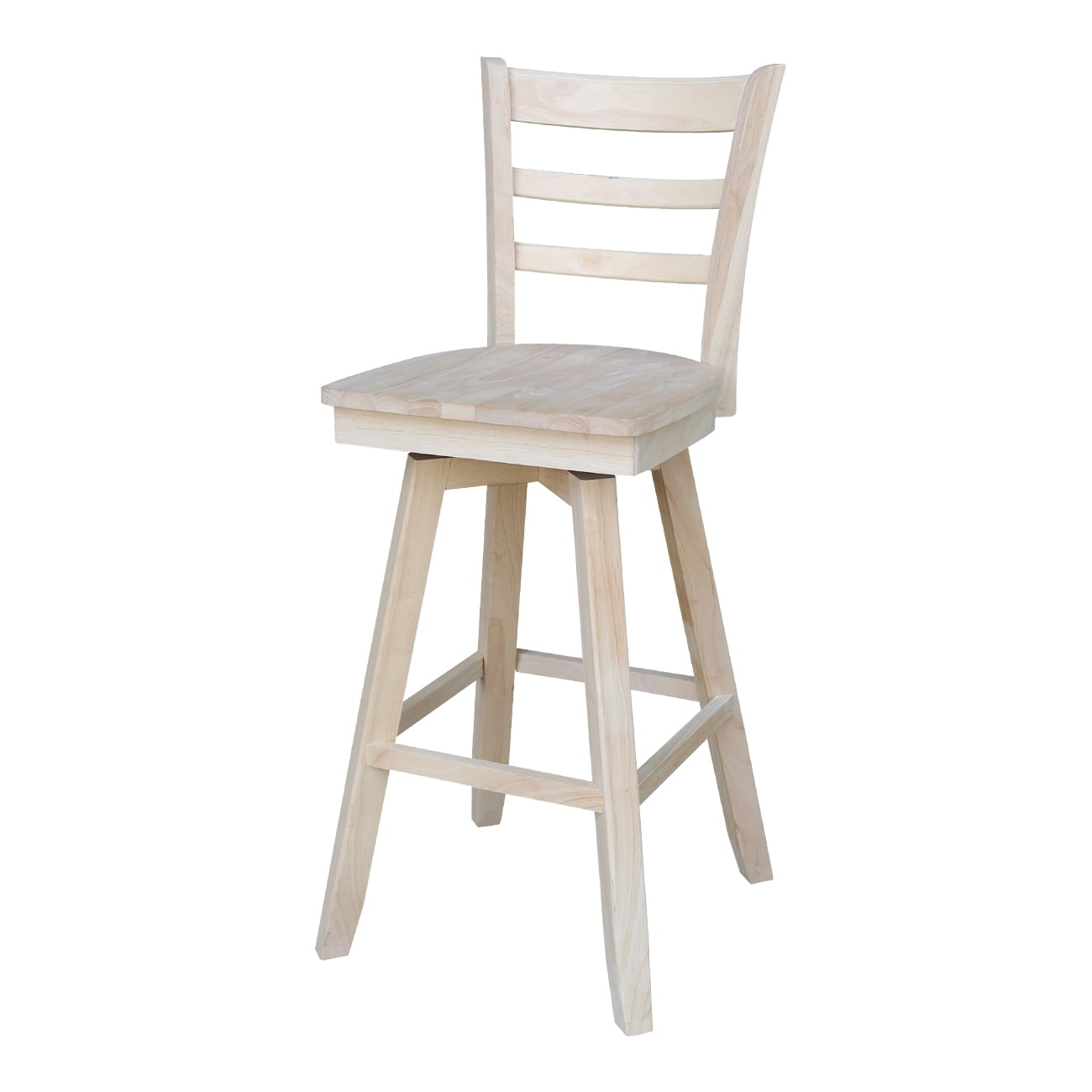 Emily Stool with Swivel Seat - Unfinished