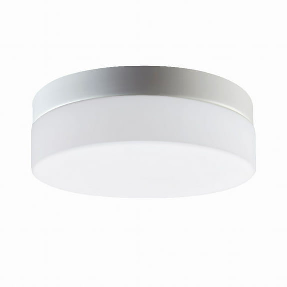 Emmett 2 Light 11.42' Diameter White Flushmount Mount Ceiling Fixture