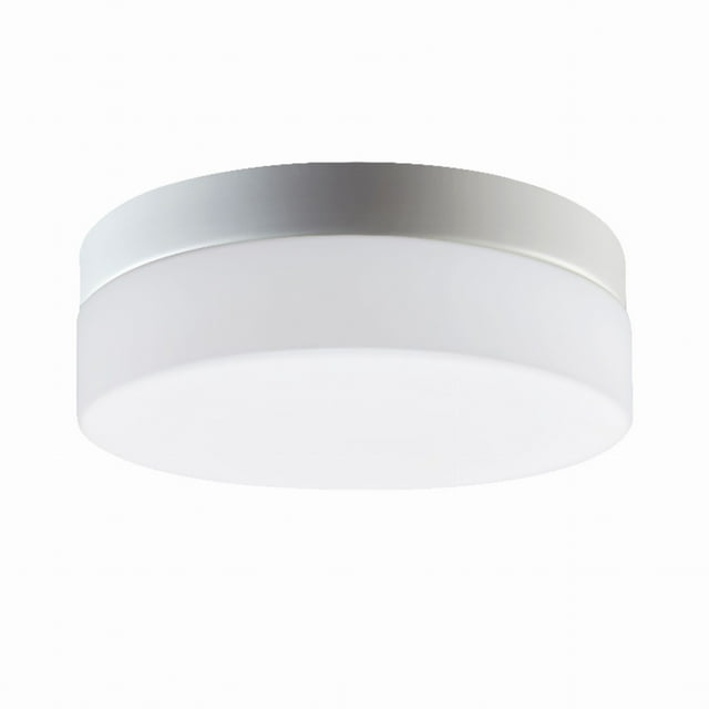 Emmett Lámpara de Techo de Montaje Empotrado Blanca de 2 Luces de 11,42' de Diámetro