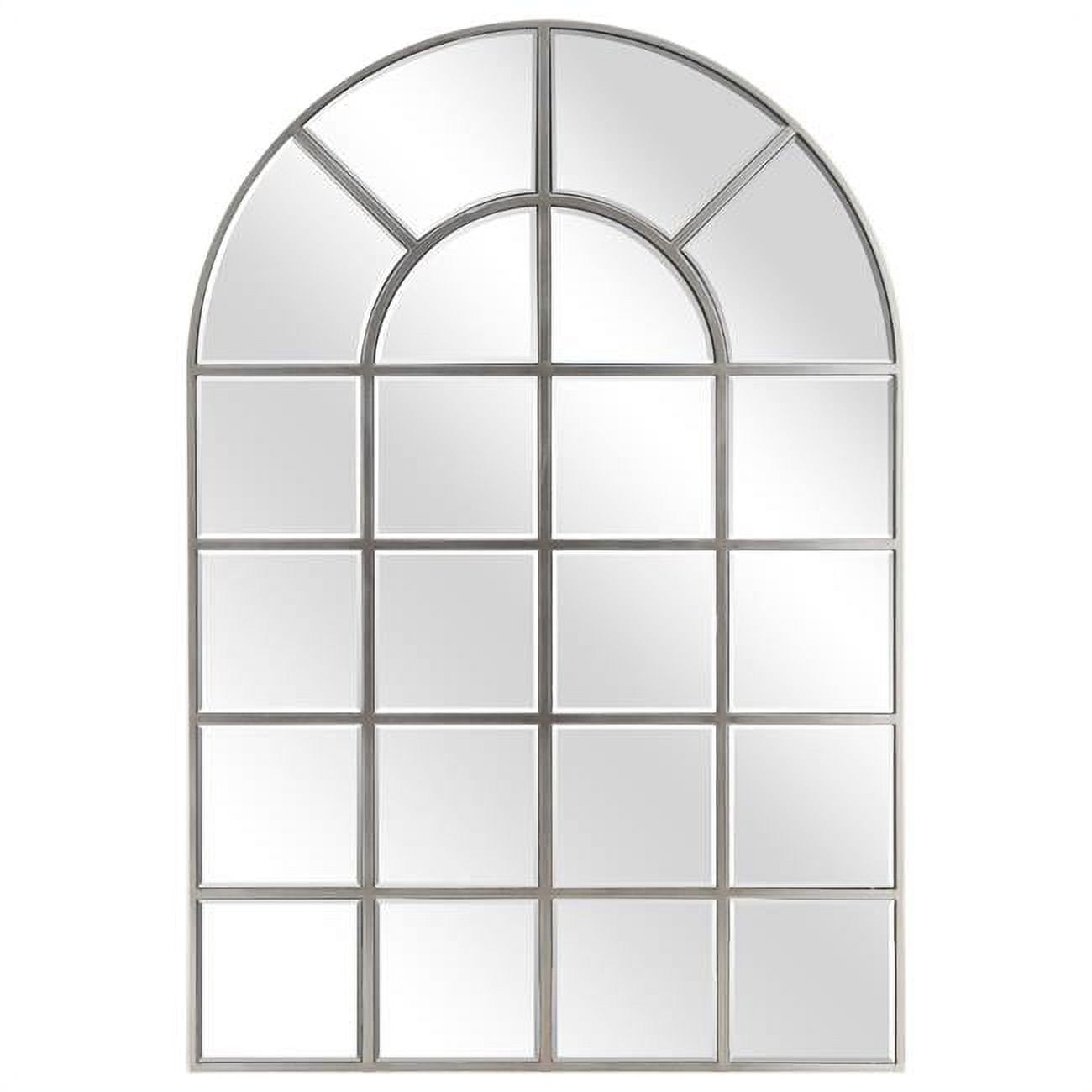 Empire Art Direct  30 x 44 in. MDF Base Covered with Beveled Arch Window Wall Mirror - 0.25 in. Beveled Edge