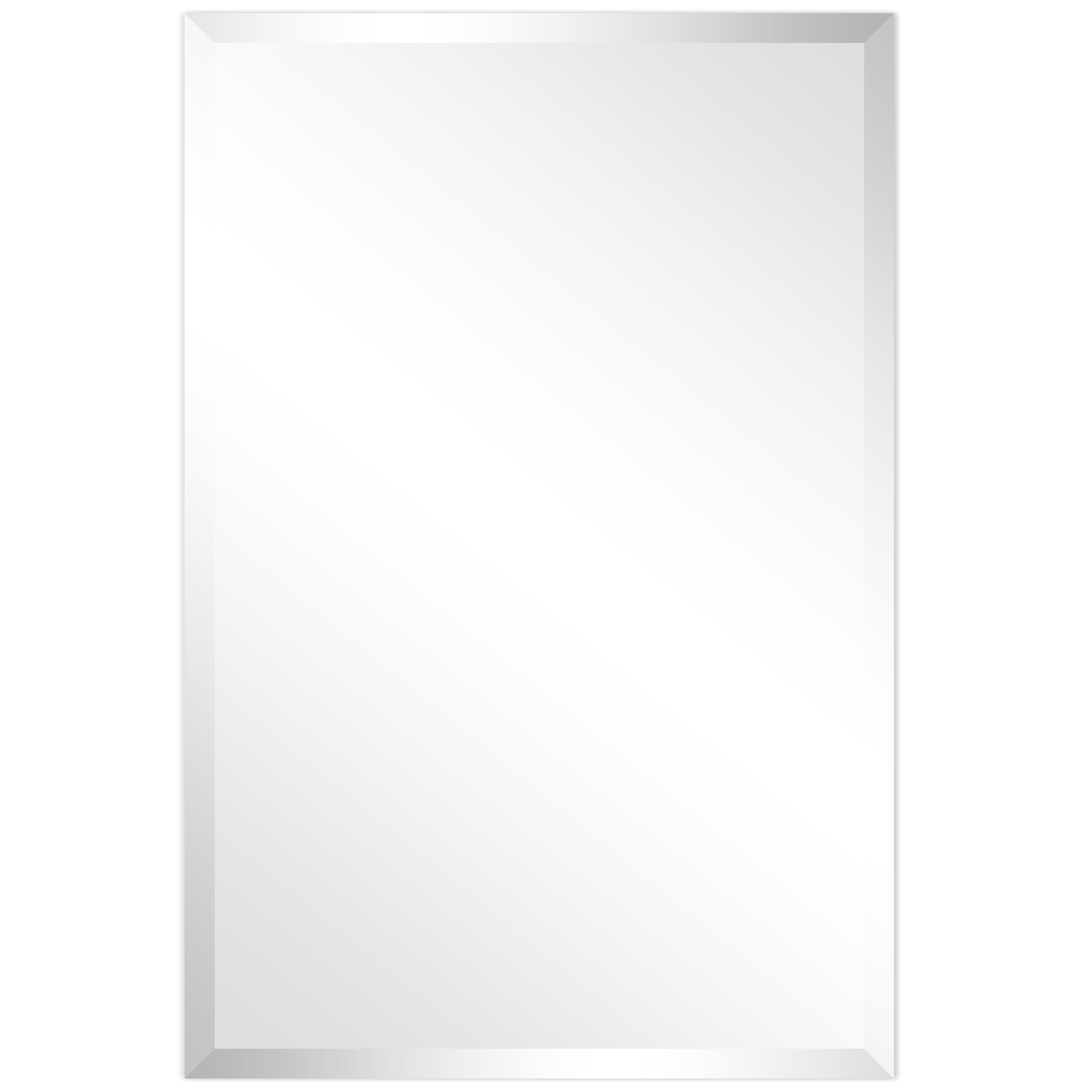 Empire Art Direct Frameless Beveled Prism Wall Mirror - Clear 24 in. x 0.39 in. x 36 in.