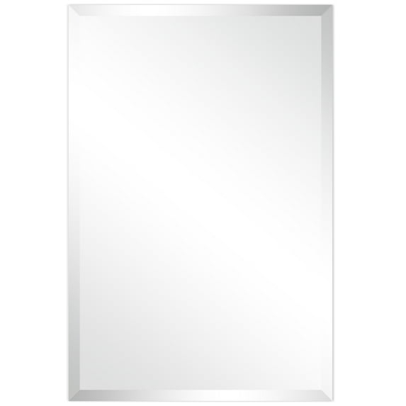 Empire Art Espejo de Pared de Prisma Biselado sin Marco Directo 24" x 36", Listo para Colgar