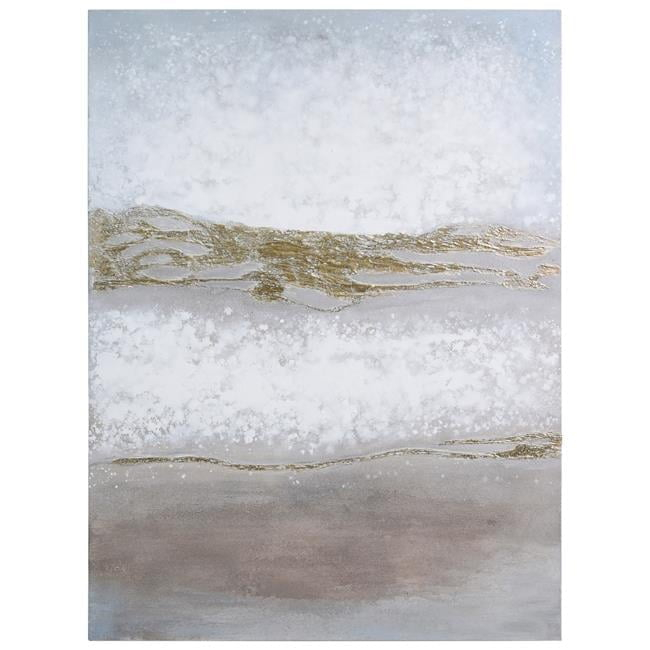 Empire Art Direct Golden Winter Textured Metallic Hand Painted Wall Art by Martin Edwards