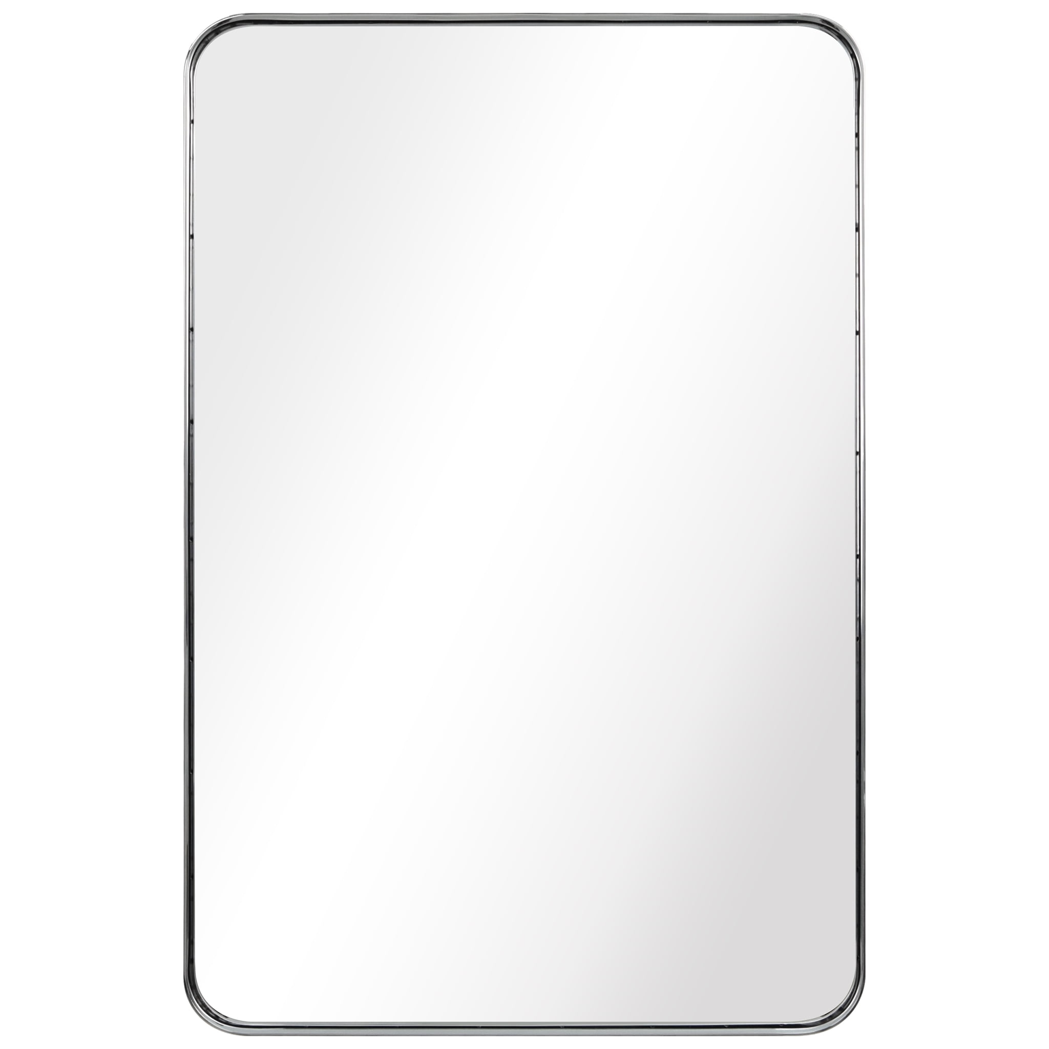 Empire Art Direct Ultra Stainless Steel Rectangular Wall Mirror Polished Silver 24" x 36" Silver