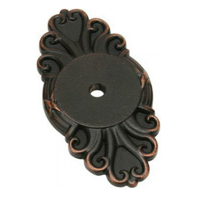 Emtek Ribbon and Reed Backplate Novelty Backplate for Knobs