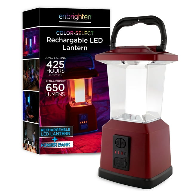 Enbrighten 650 Lumens Electric Camping Lantern