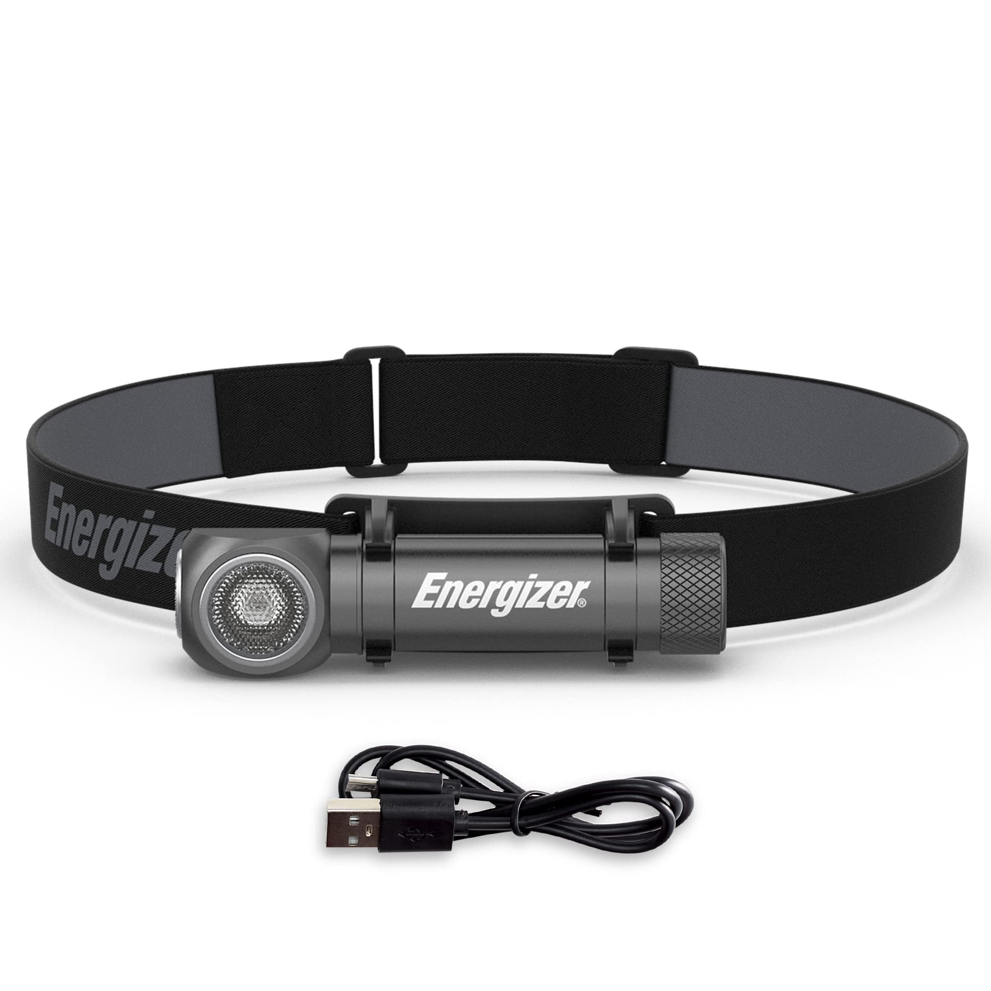 Energizer LED Headlamp Rechargeable X1000, Ultra Bright IPX4 Water Resistant Head Light, 1000 Lumen Turbo Mode, Headlamp for Outdoors, Power Outage Emergency, USB Cable Included