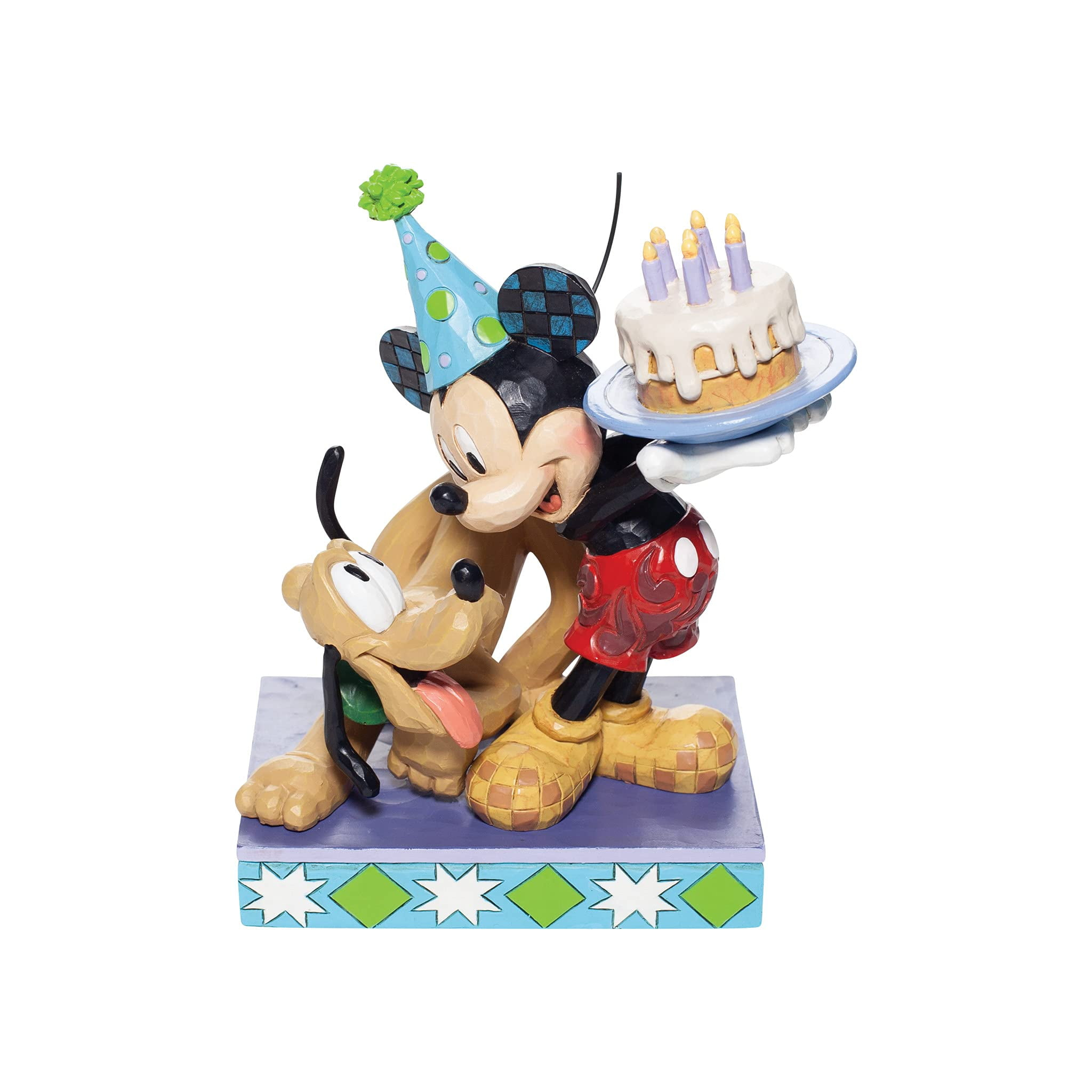 Enesco Disney Traditions By Jim Shore Pluto and Mickey Birthday Figurine