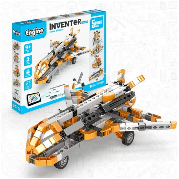 Engino- Inventor STEM Toys, Space Shuttle Kit, Construction Toys for Kids 9+