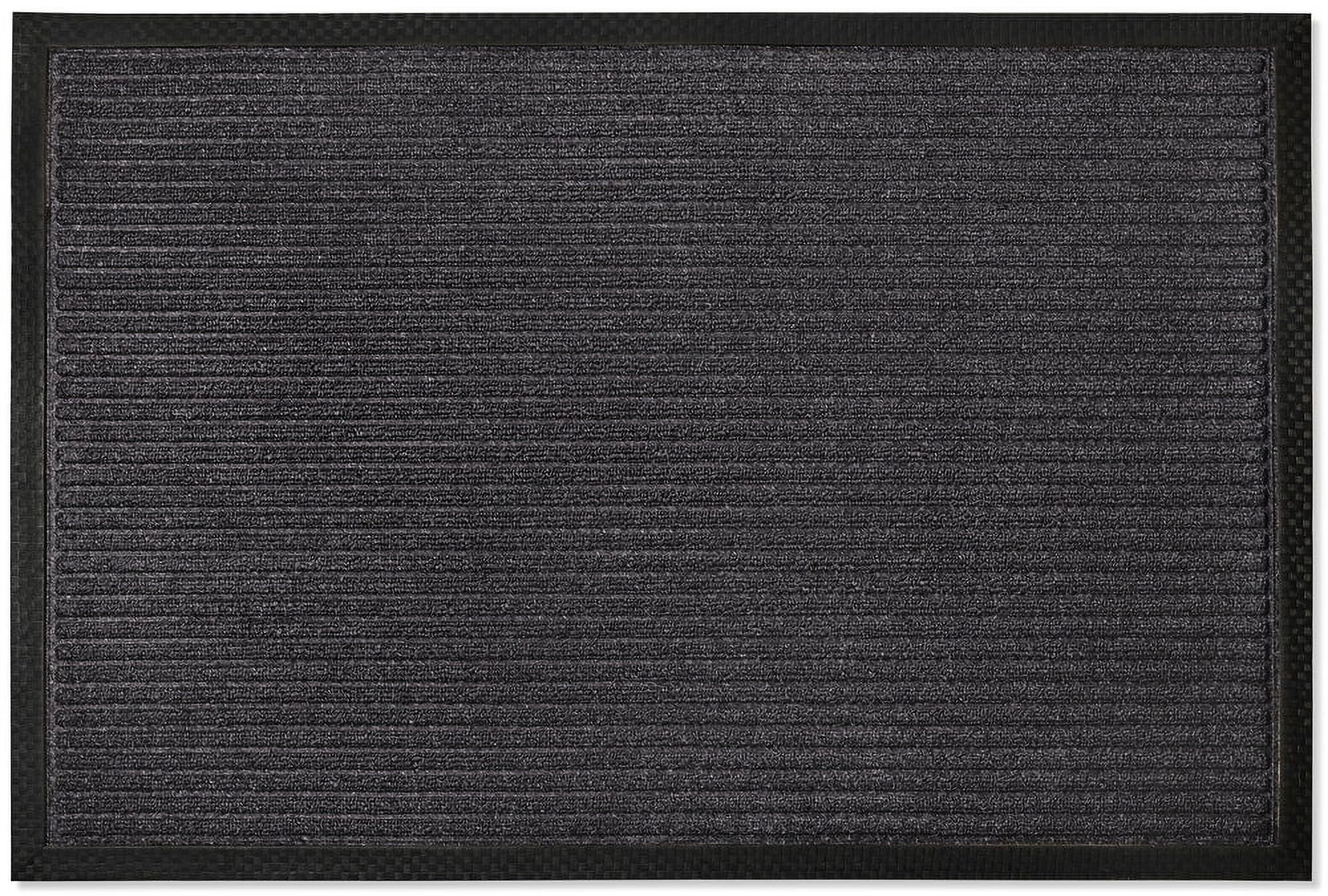 Envelor Front Door Mat Indoor Outdoor Entrance Doormat Non Slip Durable Floor Mat for Entry Mat Kitchen Rugs Home Decor Rugs Heavy Duty Mat Welcome Mat, 24 x 36 Inches, Black
