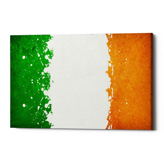 Epic Graffiti  'Ireland' Giclee Canvas Wall Art, 18"x12" 12" x 18"