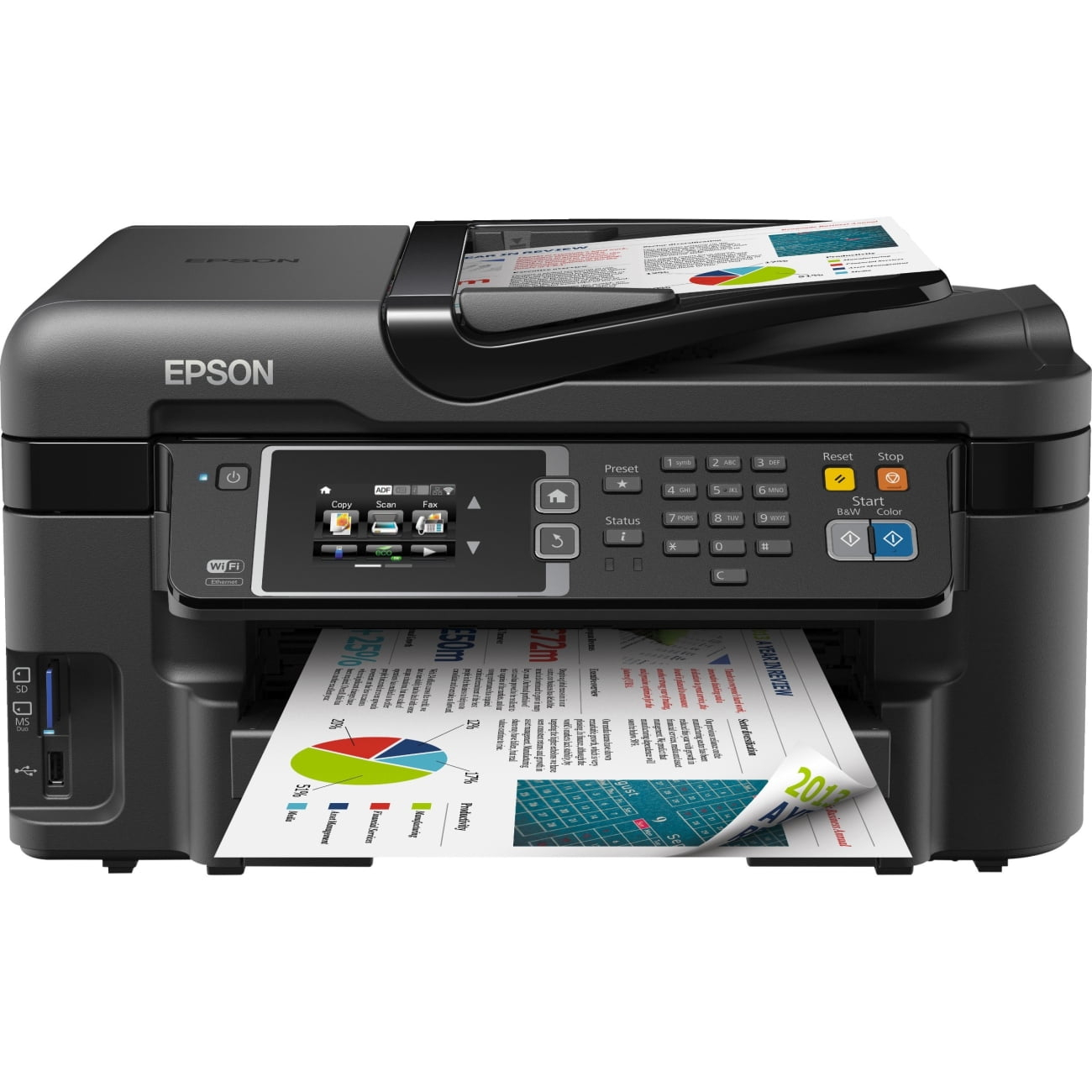 Epson Workforce WF-3620 Color Inkjet All-in-One Printer