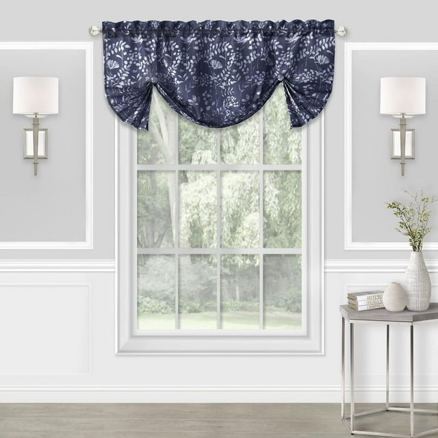 Ergode Charlotte Window Curtain Valance - 52x17 - Navy
