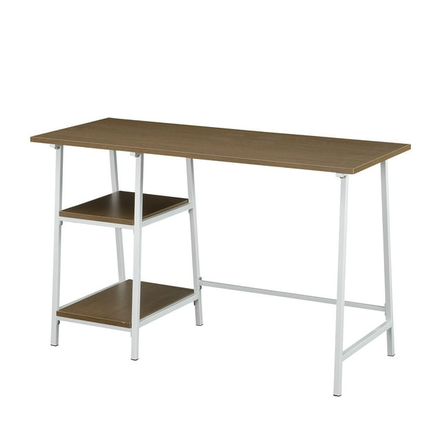 Ergode Designs2Go Trestle Wood Metal Desk with Removable Shelves
