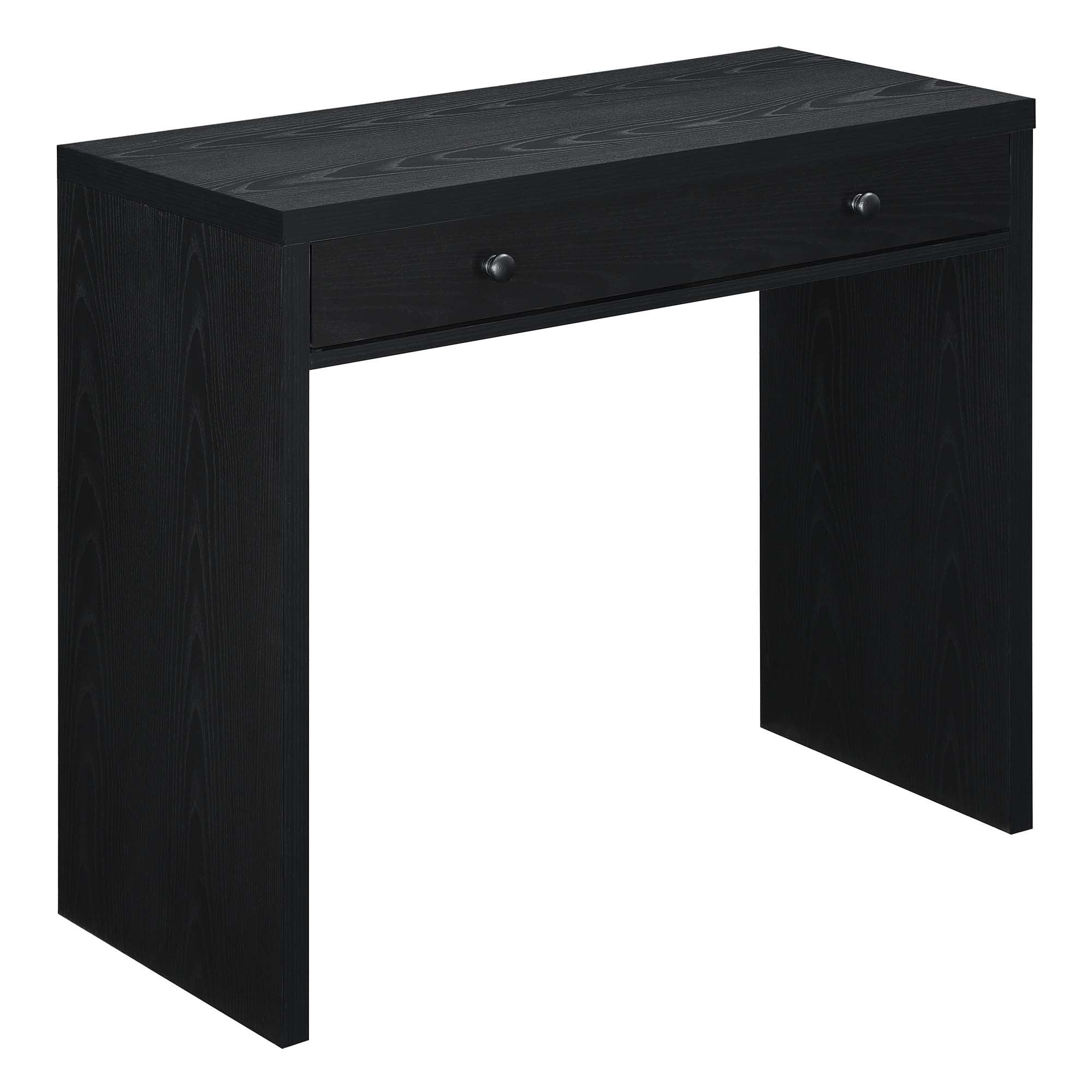Convenience Concepts Northfield 30 inches Tall 1 Drawer 36-inch Desk, Black, All Ages