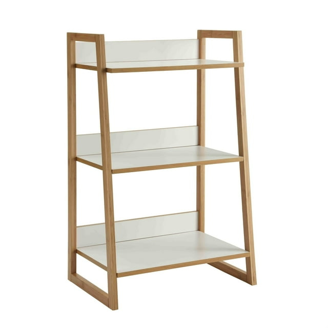 Convenience Concepts Oslo Sundance 3 Tier Bookshelf, White/Natural