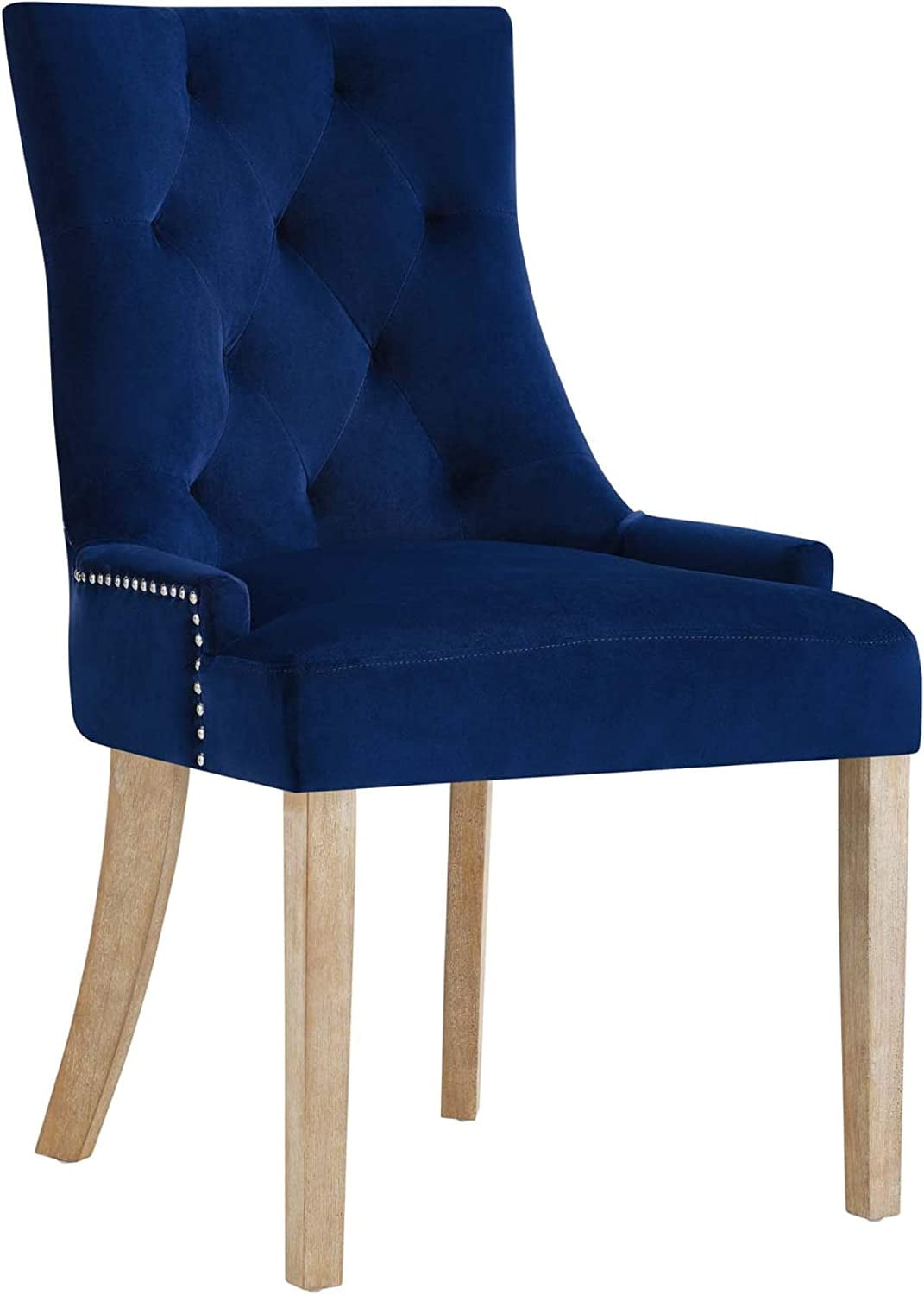 Ergode Pose Performance Velvet Dining Chair - Navy