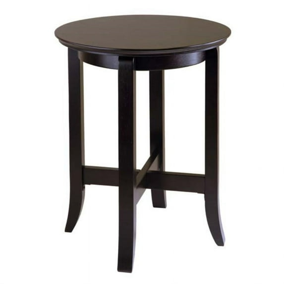 Winsome Toby Round Accent End Table Espresso