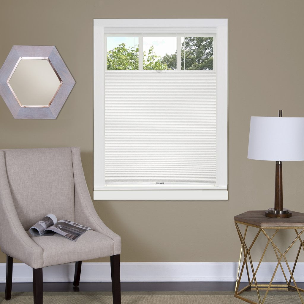 Achim Top Down Bottom Up Roller Window Shade, 64 x 23, Cordless, White Polyester, Light Filtering, Indoor