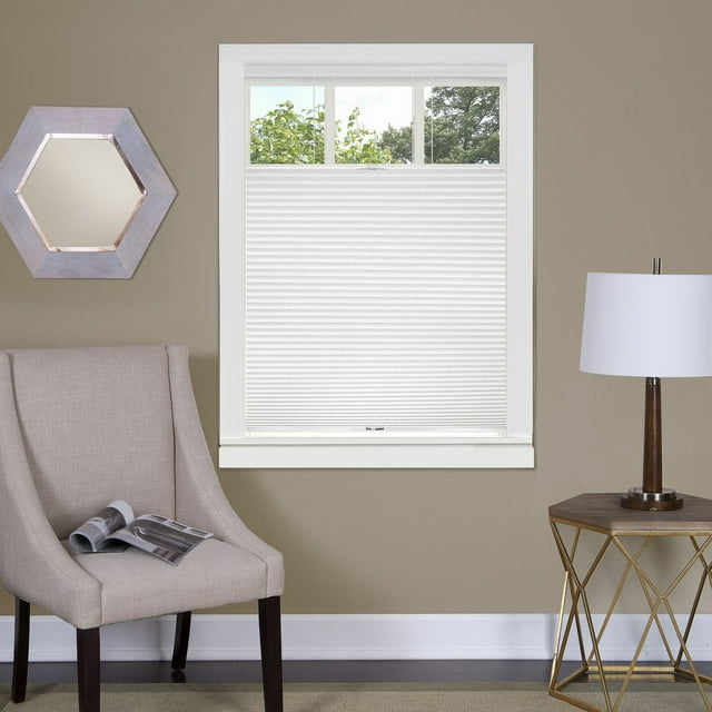 Achim Top Down Bottom Up Roller Window Shade, 64 x 23, Cordless, White Polyester, Light Filtering, Indoor