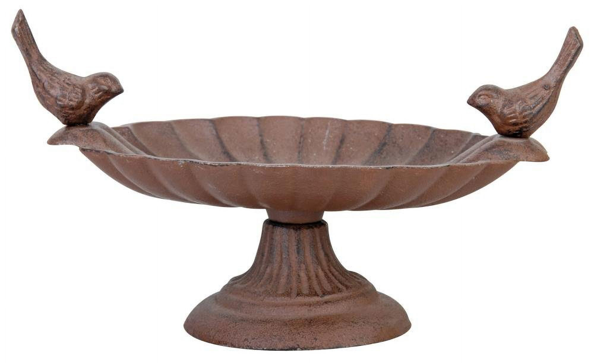 Esschert Design FB162 Cast Iron Pedestal Birdbath
