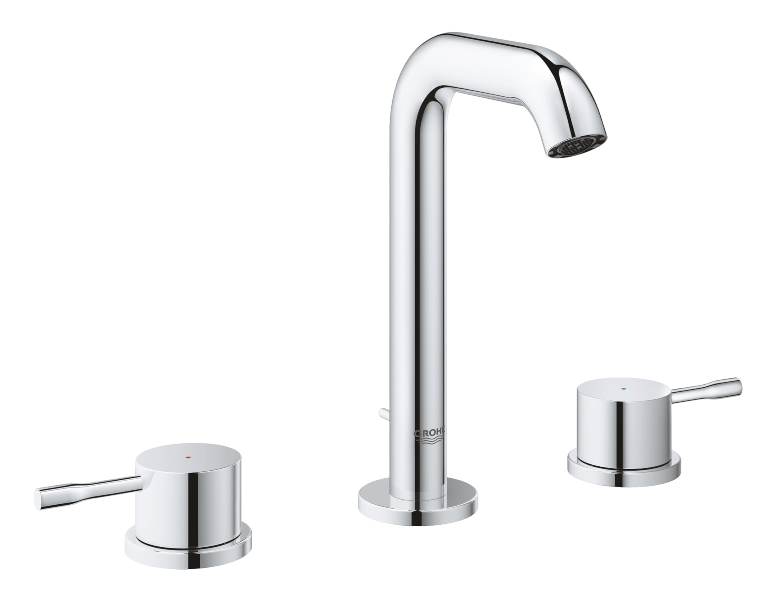 Essence New 8 in. Widespread 2-Handle Low-Arc Bathroom Faucet - 1.2 GPM
