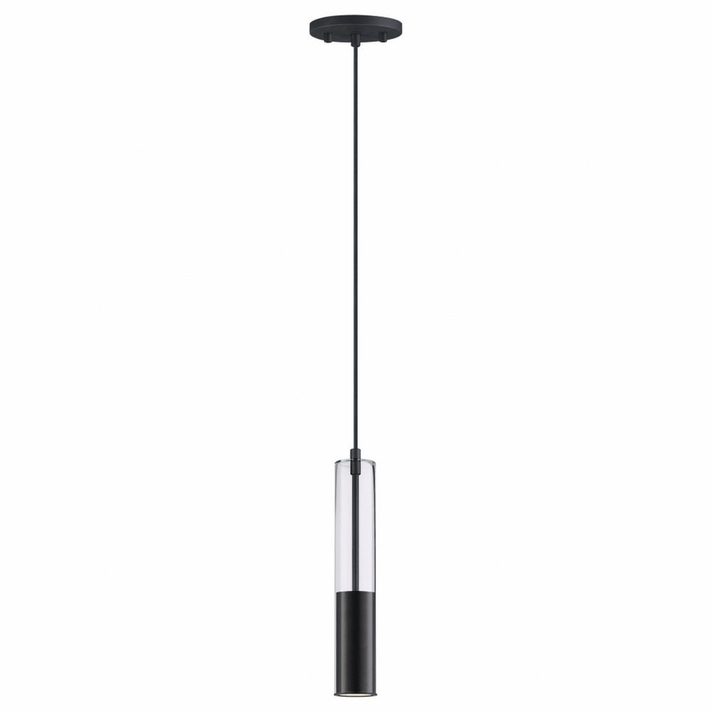 ET2 Lighting Torch 1 - Light Pendant in  Black