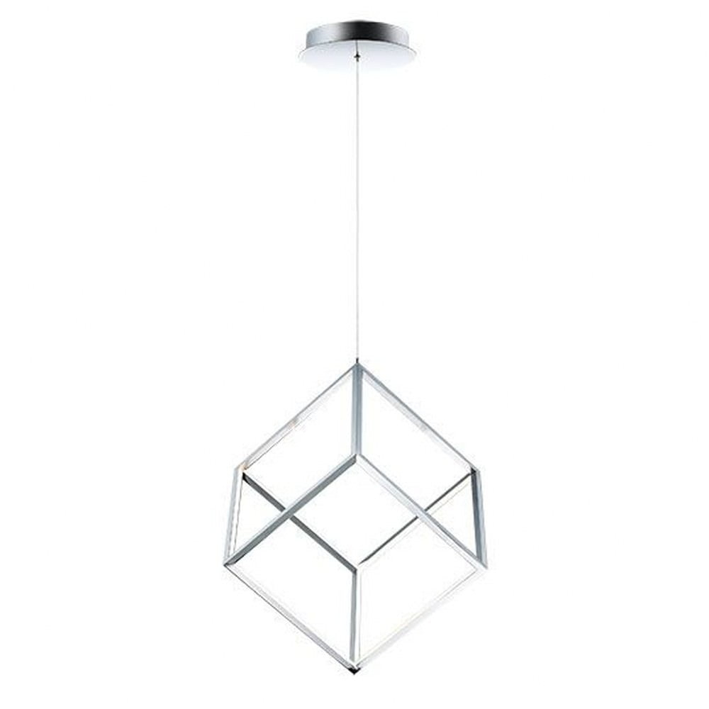 E30582-PC-ET2 Lighting-4 Square-24W 1 LED Pendant-20.5 Inches wide by 21 inches high-Polished Chrome Finish