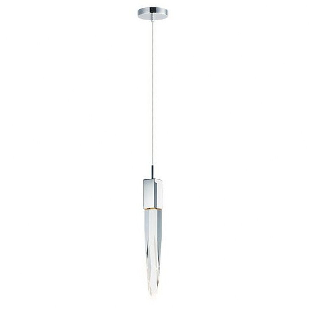 -6W 1 Led Pendant-4.75 Inches Wide By 21 Inches High-Polished Chrome Finish Et2 Lighting E31241-20Pc
