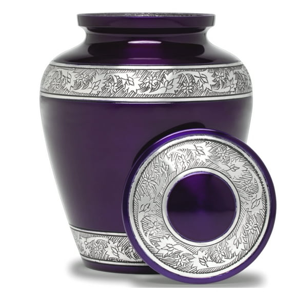 Eternal Harmony Cremation Urn for Human Ashes | Funeral Urn Carefully Handcrafted with Elegant Finishes to Honor and Remember Your Loved One | Adult Urn Large Size with Beautiful Velvet Bag