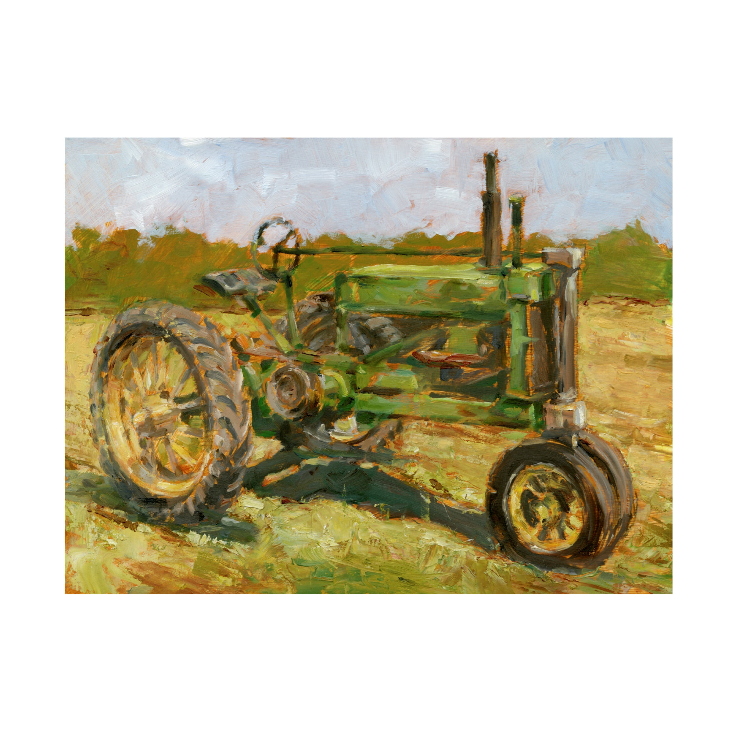 Trademark Fine Art " Rustic Tractors I " by Ethan Harper