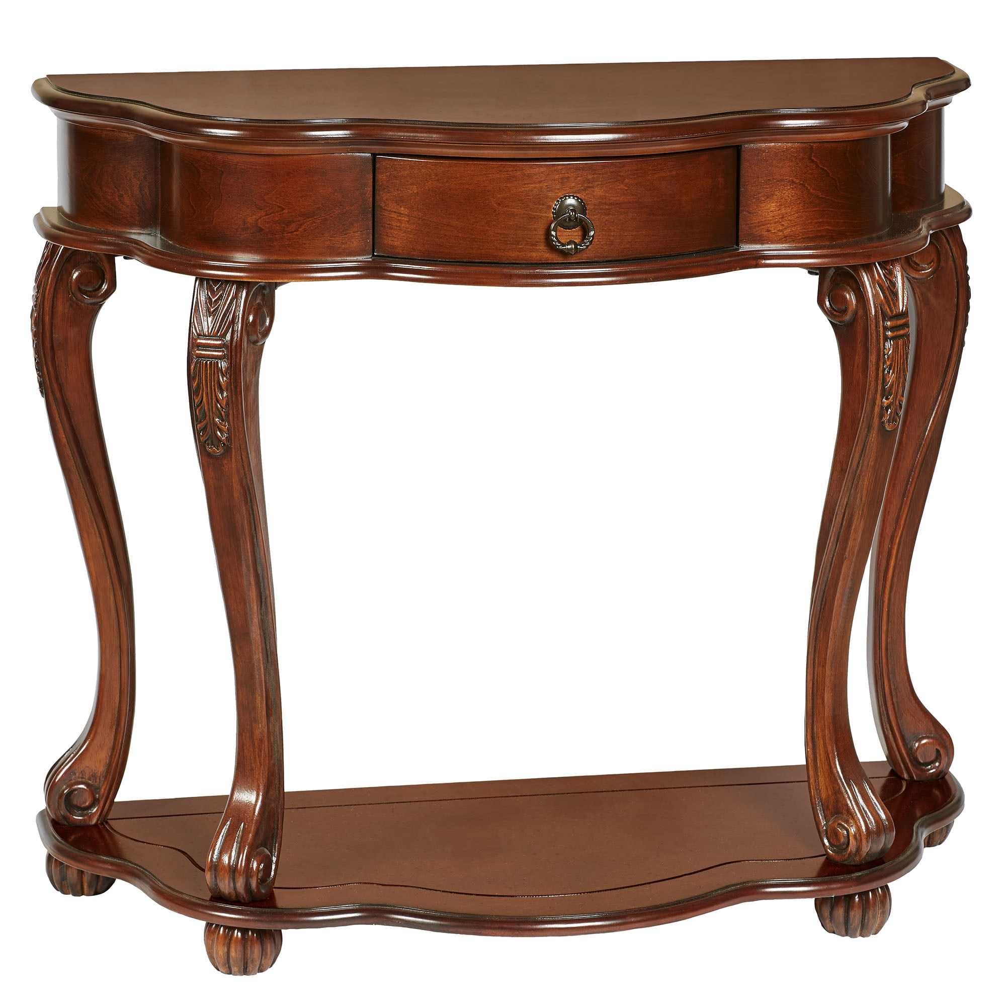 Eudora Console Table Natural Cherry 35.5” x 15” x 30.5”