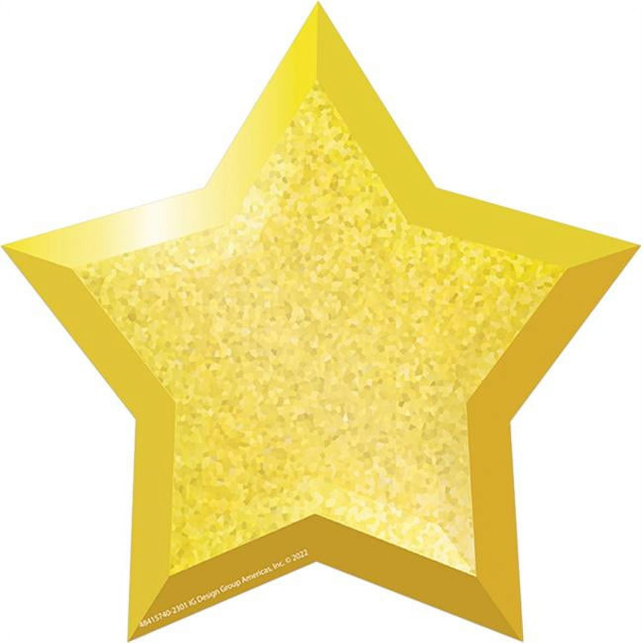 Eureka EU-841574 4.5 x 4.5 in. Stars Paper Cutouts