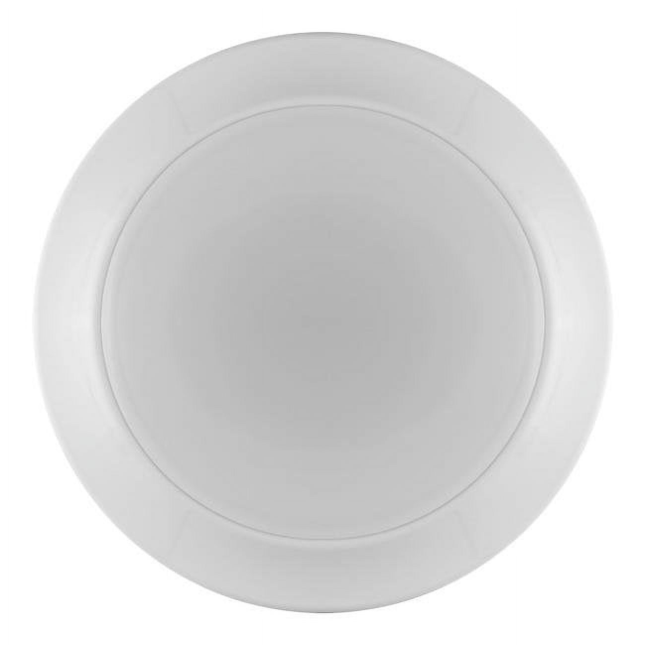 Euri Lighting  11.5 watt 3000K Round LED Flush Mount Ceiling Light - Frosted