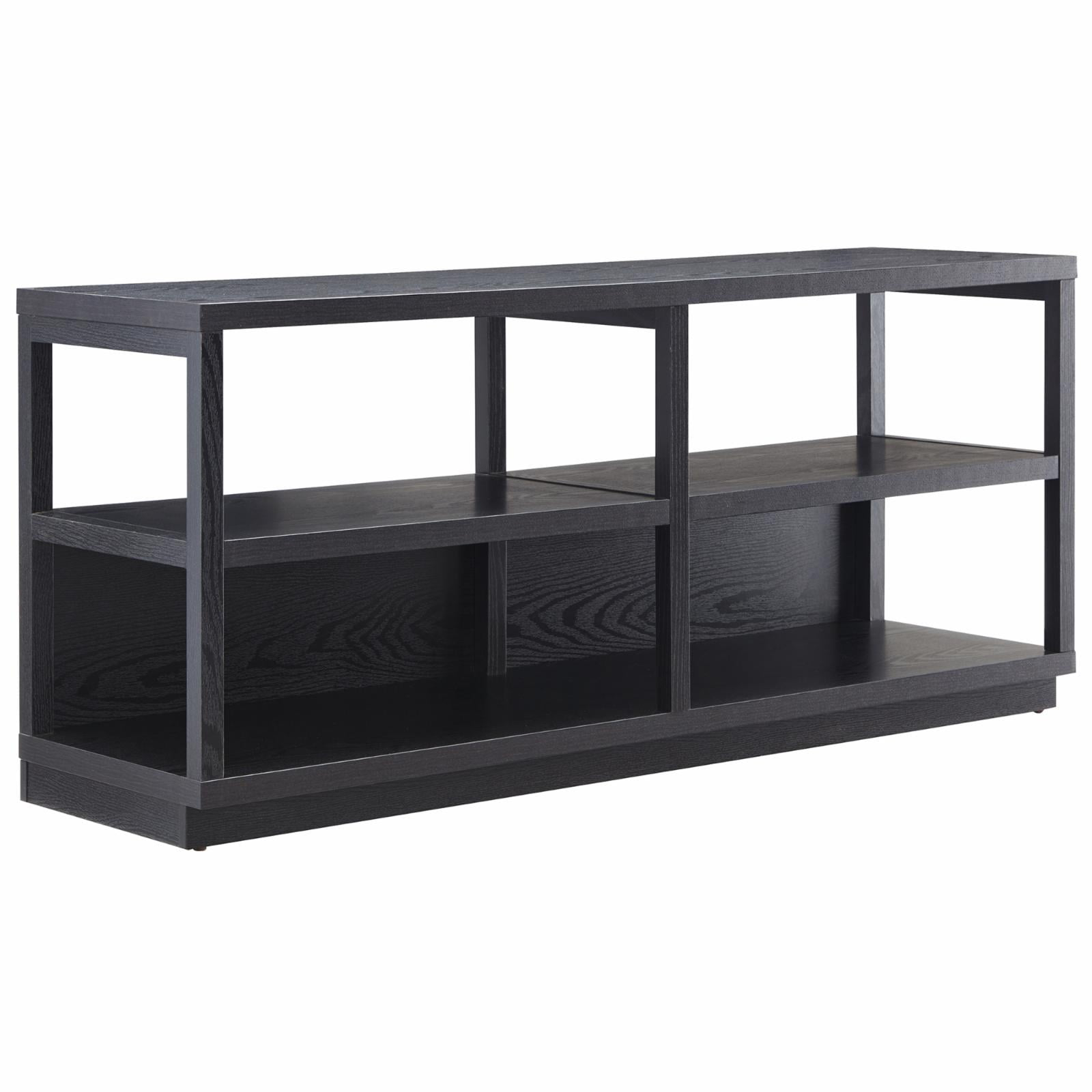 Evelyn&Zoe Thalia Rectangular TV Stand for TV's up to 60", Black