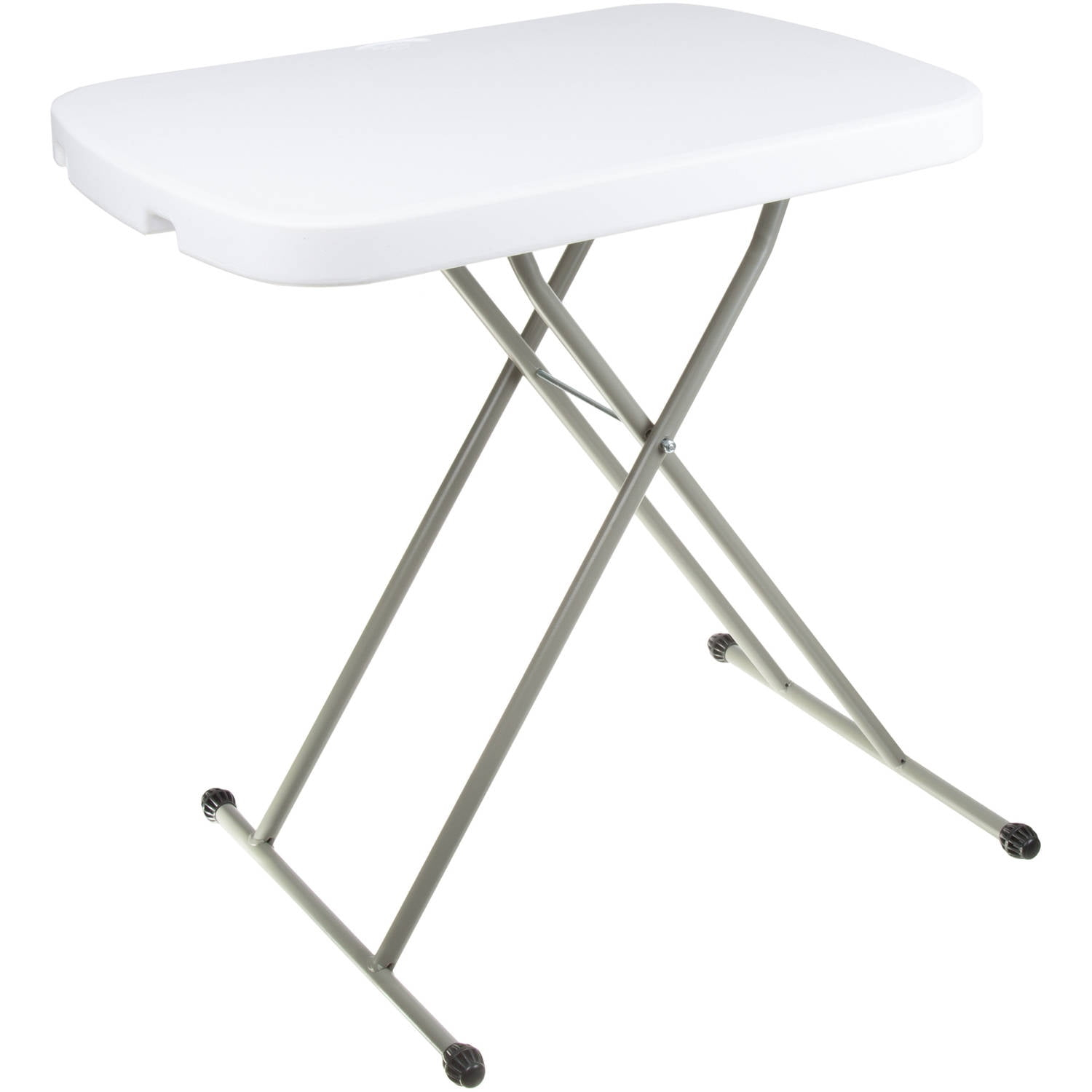 Lavish Home Folding Table - Lightweight Portable Folding Desk - Small Plastic Table for TV Tray, Playing Cards, and Craft Room