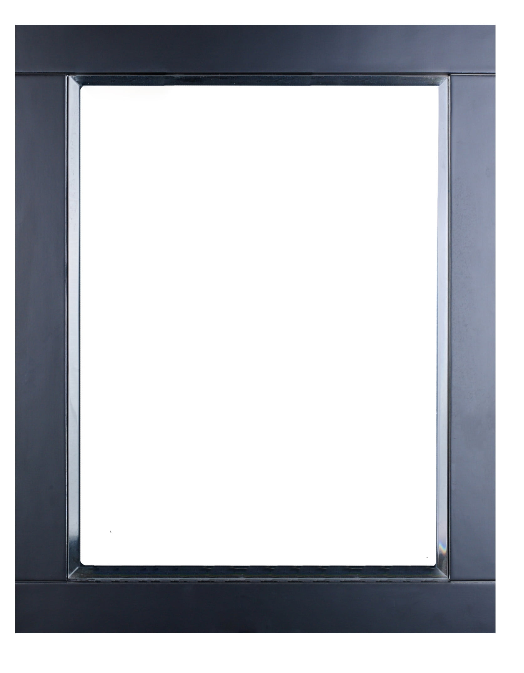 Eviva Aberdeen 24" Espresso Framed Bathroom Wall Mirror