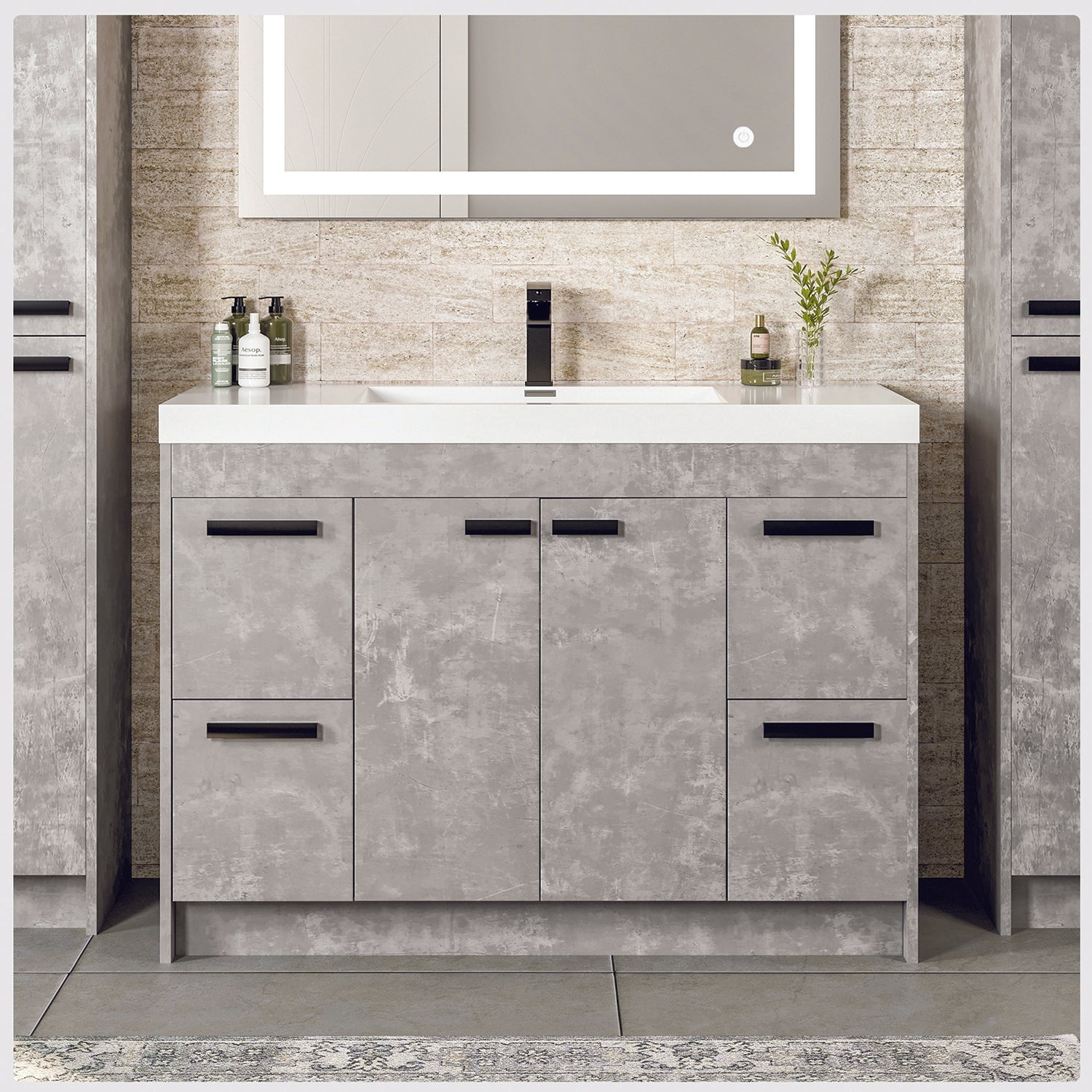 Wade Logan® Wauconda 42" Single Bathroom Vanity Set