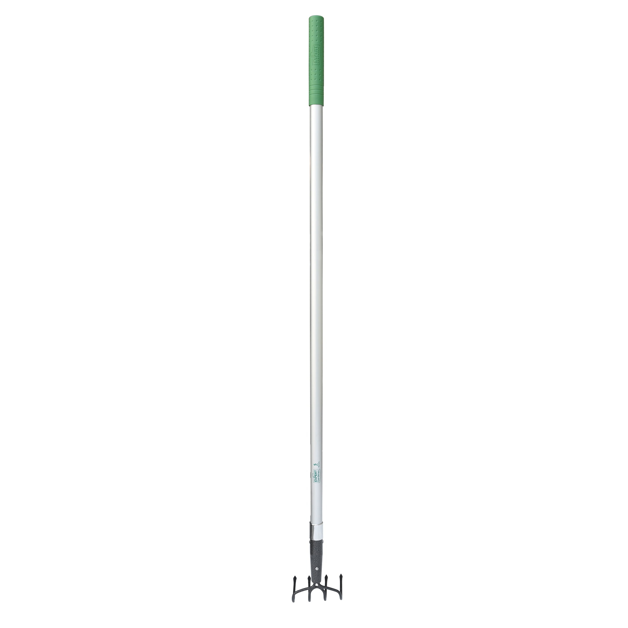 Expert Gardener Fiberglass Long Handle 4-Tine Cultivator with Comfort End Grip