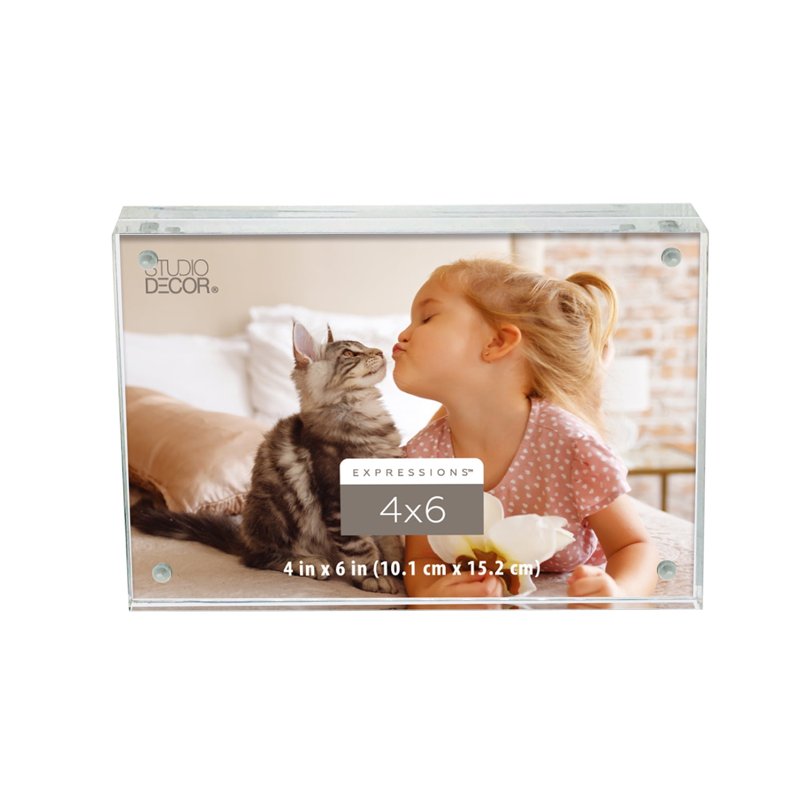 Expressions™ Clear Acrylic Block Frame by Studio Décor®