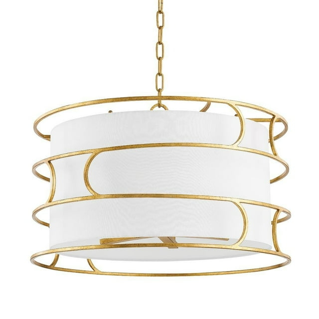 Troy Lighting Reedley 5 - Light Chandelier in  Vintage Gold Leaf