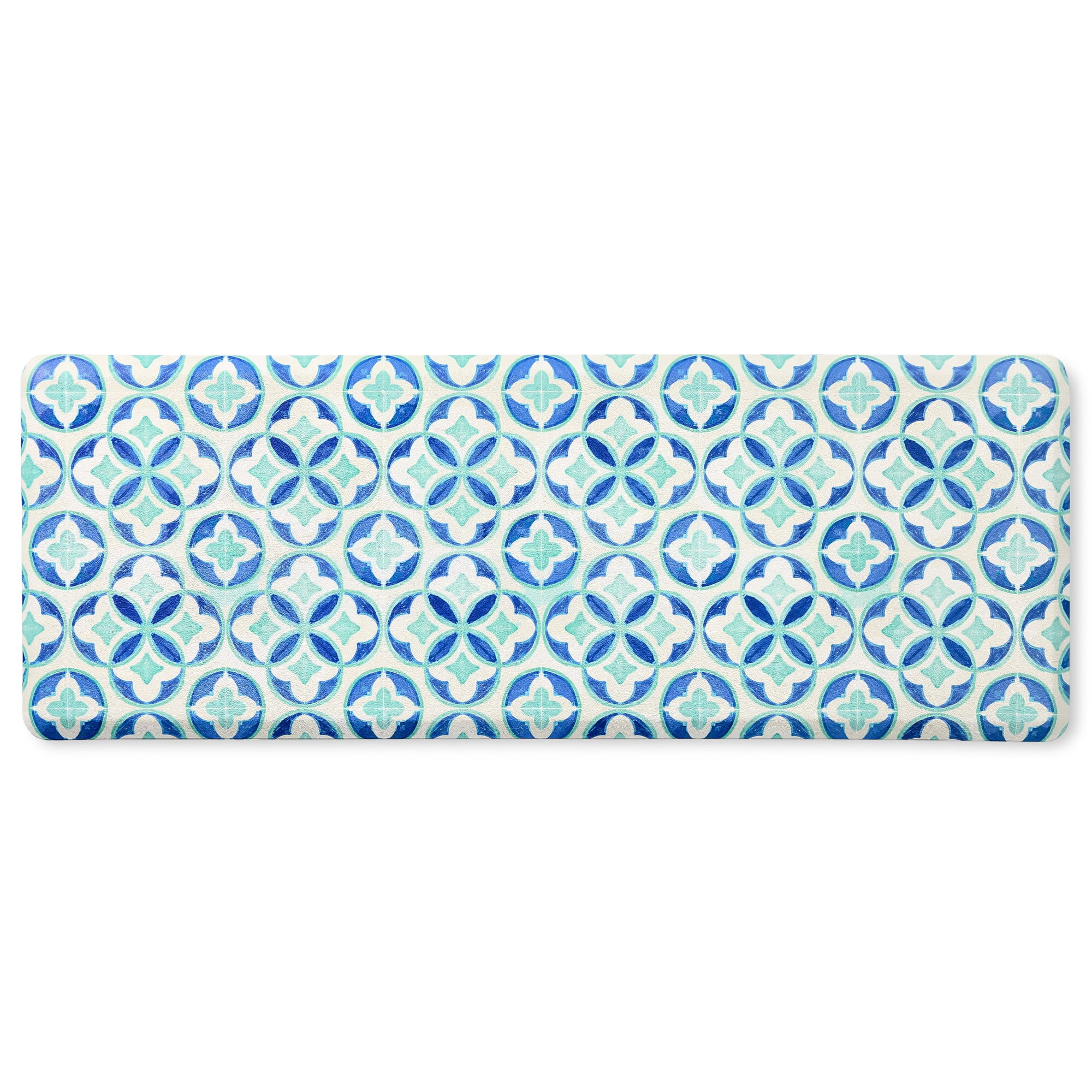 Fiesta FIESTA Postiano Tiles Geo Textured Anti-Fatigue Comfort Non-Slip Kitchen Runner Mat