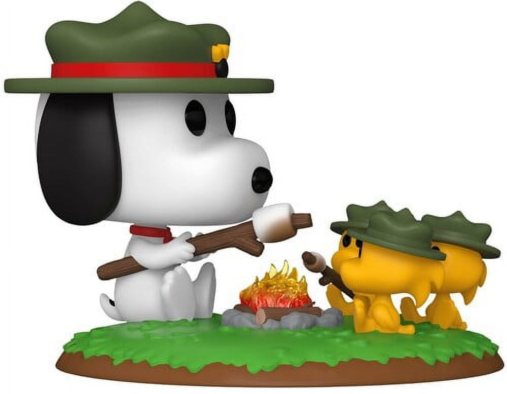 FUNKO POP! Deluxe: Peanuts Beagle Scouts - Snoopy w/ WS (Camping) (50th Anniversary), Funko, Gifts