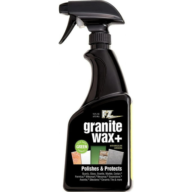 FZ Granite Wax – Granite Countertops Cleaner and Polish - Banana Scent 16oz