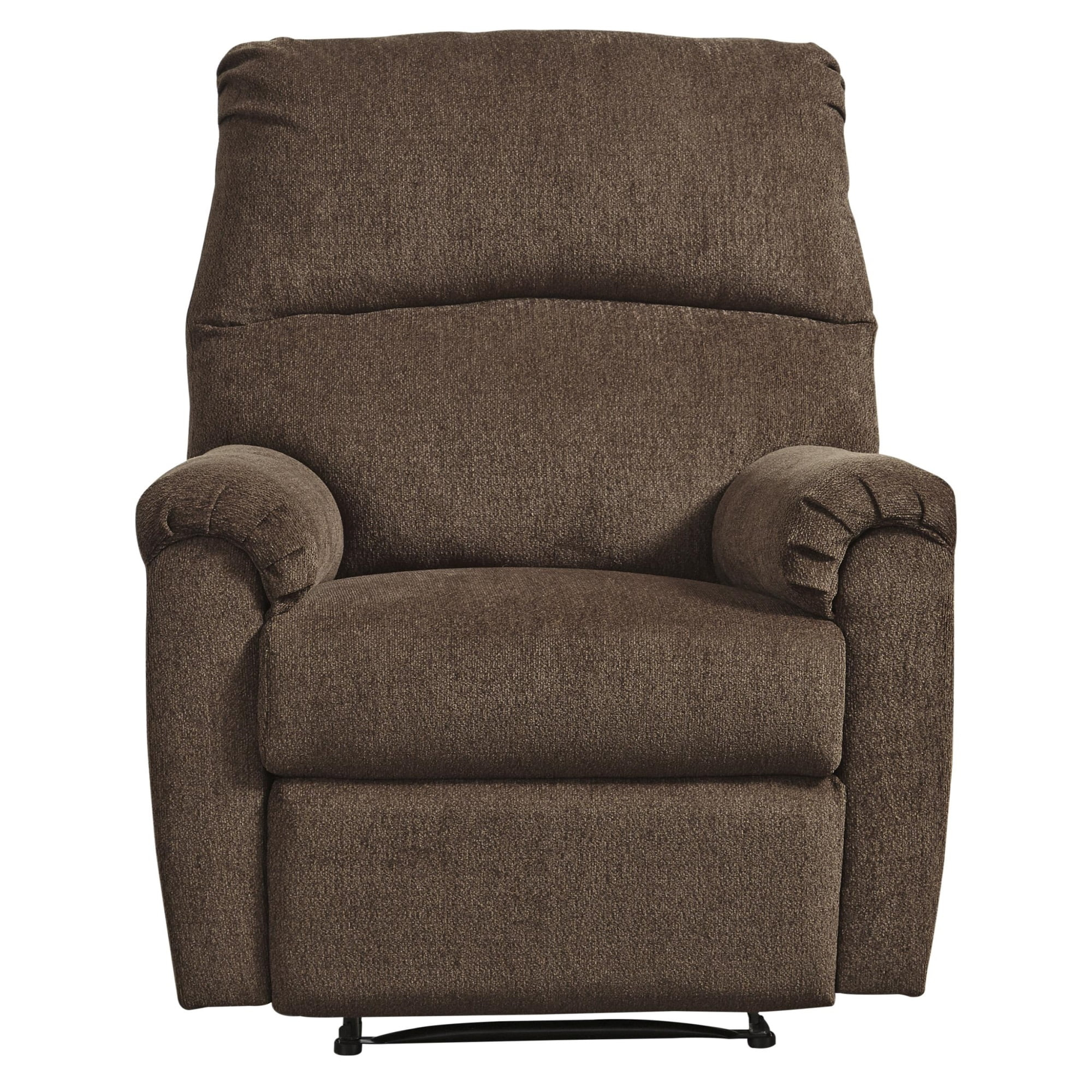 Signature Design by Ashley Nerviano Zero Wall Recliner in Chocolate