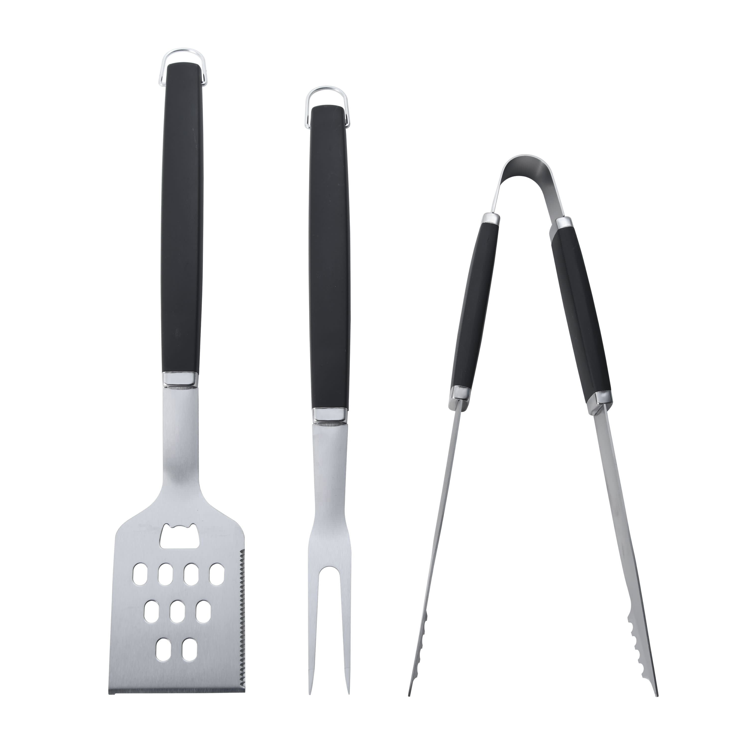 Farberware BBQ 3-piece Tool Set: Turner, Tong, Fork