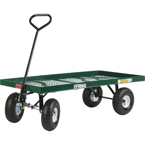 Farm-Tuff Garden Wagon, 800-Lb. Capacity, 48in.L x 24in.W, Model# EFRW-G