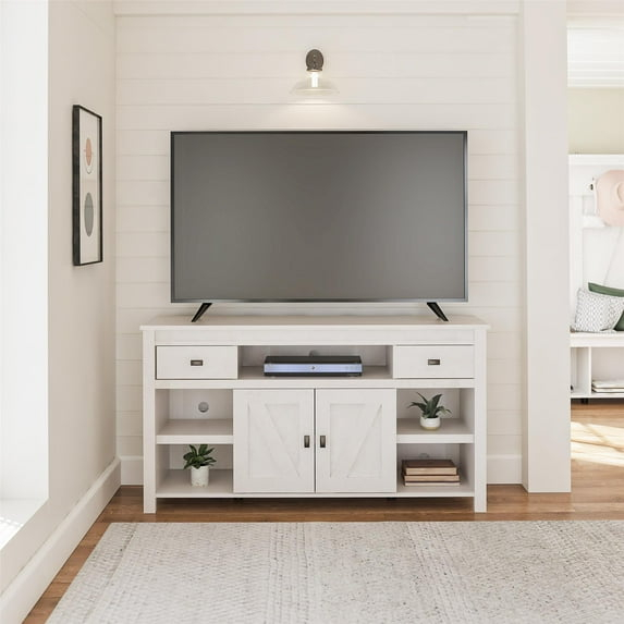Farmington TV Stand for TVs up to 60", Ivory Oak